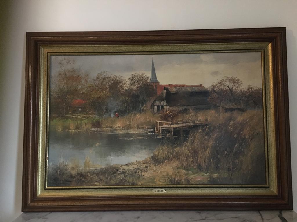 Schilderij, Antiek en Kunst, Kunst | Schilderijen | Klassiek, Ophalen