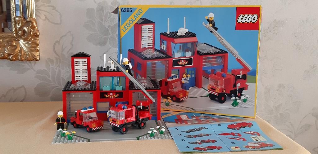 lego 6385 brandweerkazerne, Ophalen of Verzenden, Complete set, Lego