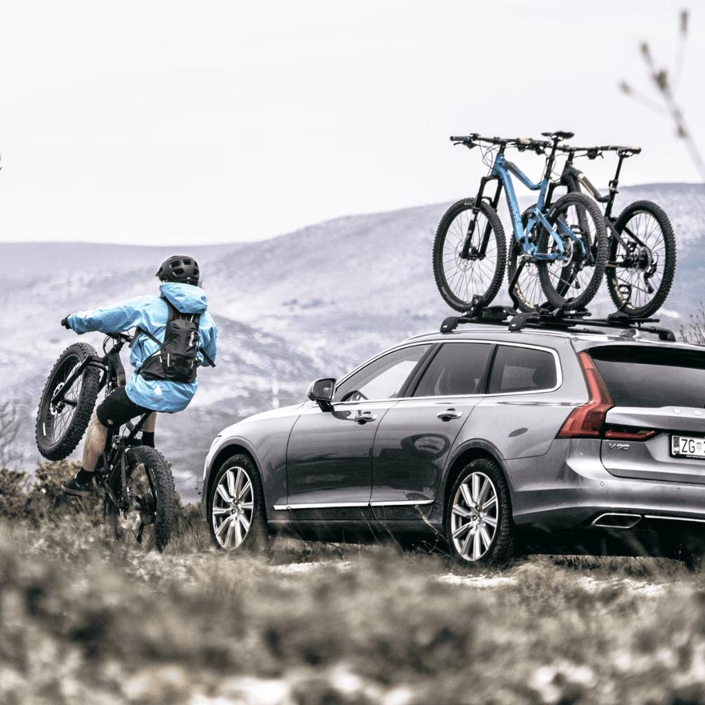 2 nouveaux porte-vélos de toit Thule ProRide 598, 2 vélos, Comme neuf, Vélo électrique, Enlèvement
