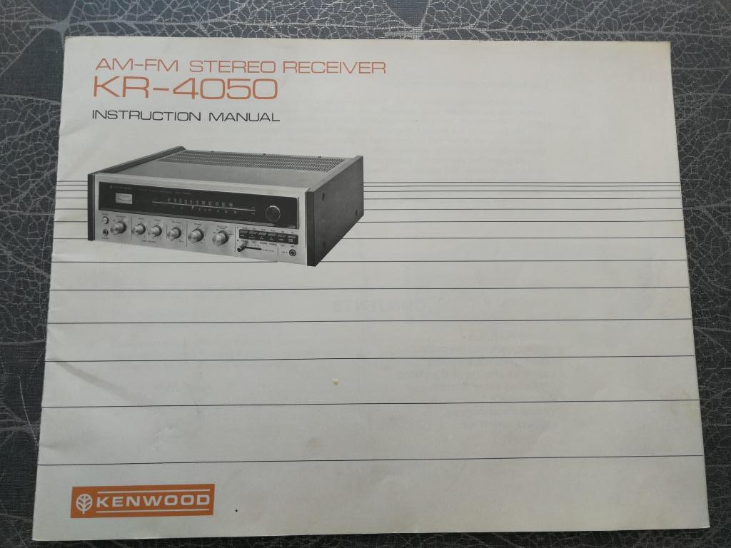 gebruiksaanwijzing Kenwood KR-4050 uit 1975, Enlèvement ou Envoi