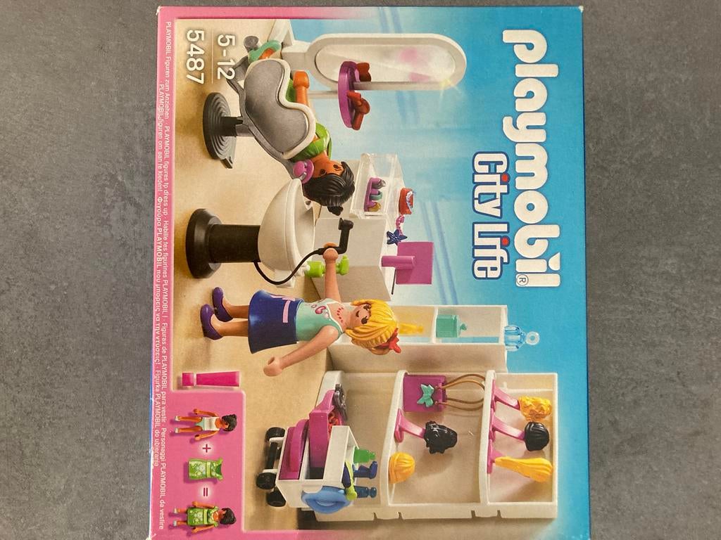 Playmobil City Life 5487 kapsalon, Kinderen en Baby's, Speelgoed | Playmobil, Ophalen, Zo goed als nieuw