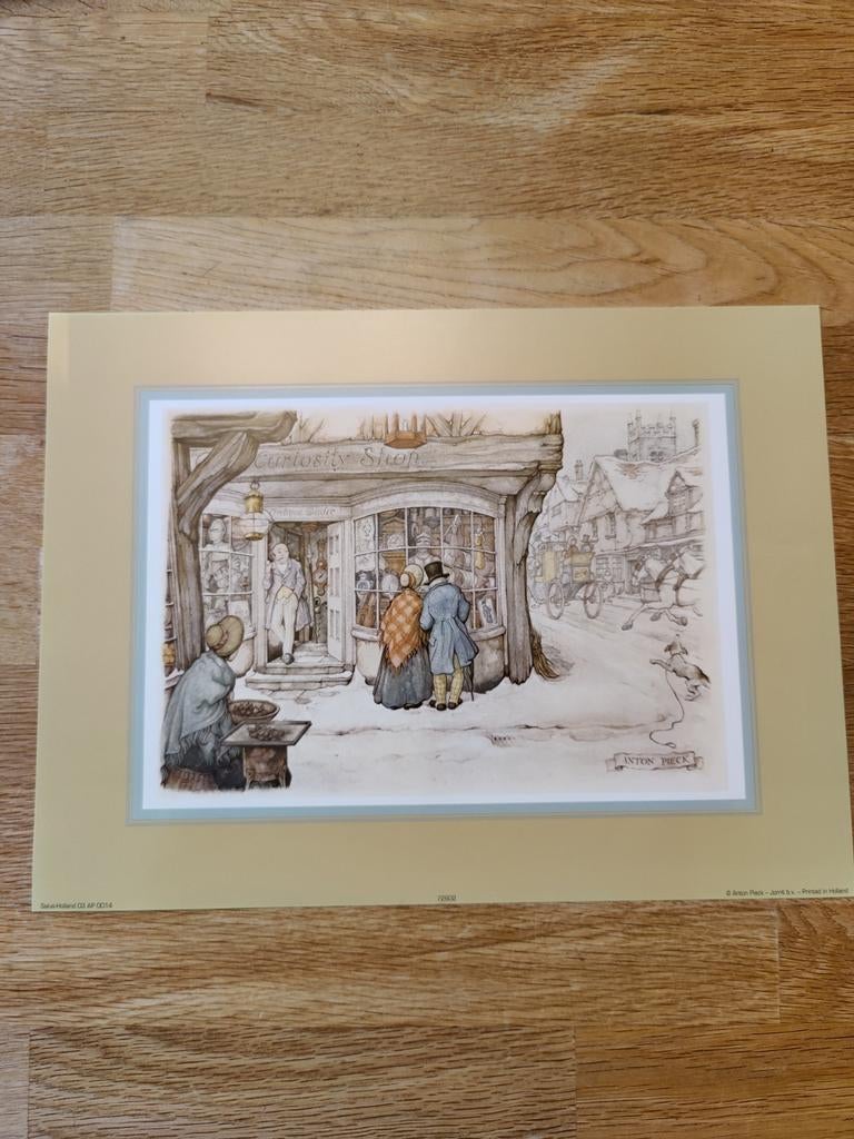 Anton Pieck curiosity shop 23 cm x 30.5 cm, Ophalen of Verzenden