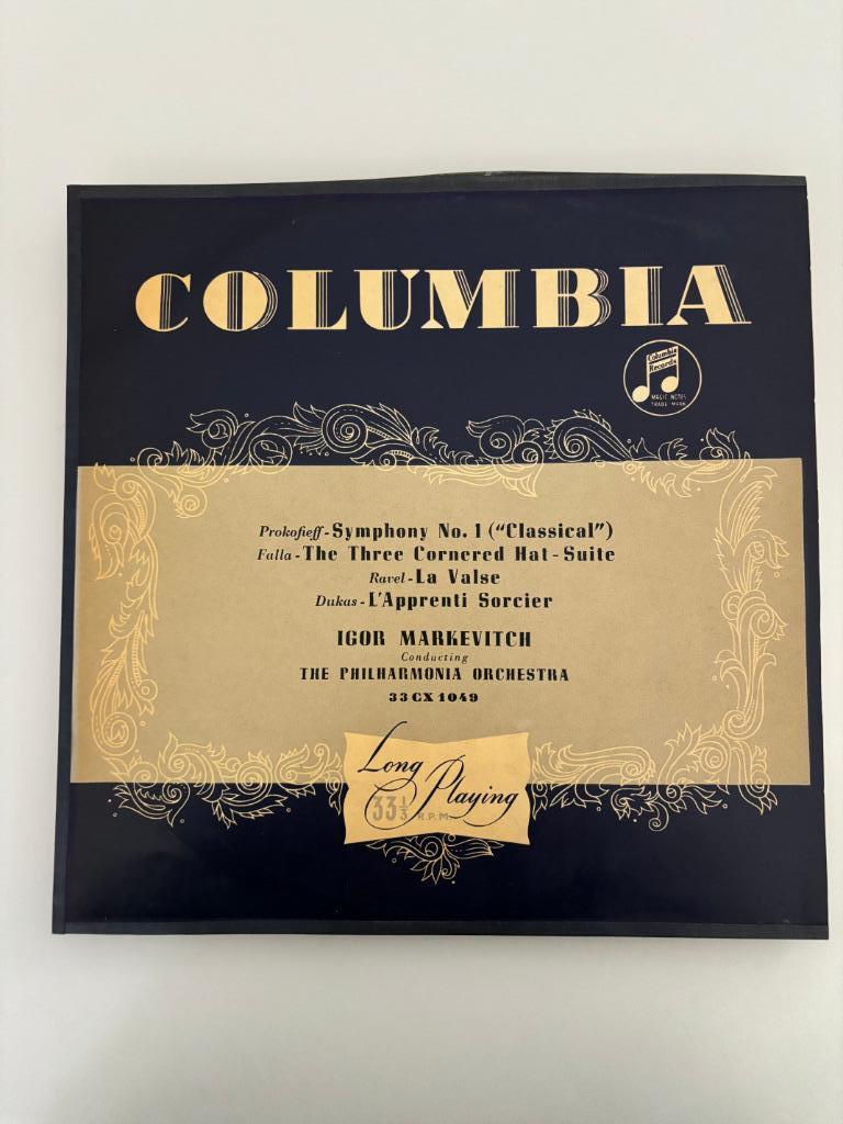 Igor Markevitch Prokofieff Falla Ravel Dukas 1953, Orchestre ou Ballet, 12 pouces, Enlèvement ou Envoi, Comme neuf