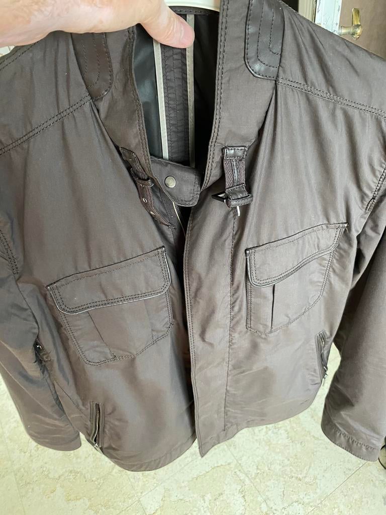 Heren jas donker bruin Zara men, Kleding | Heren, Verzenden, Zo goed als nieuw, Bruin