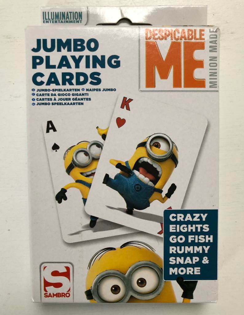 Despicable Me Jumbokaarten Sambro, Hobby en Vrije tijd, Verzenden, Zo goed als nieuw