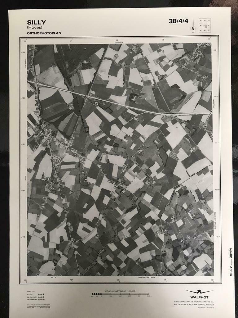 Orthophotoplan de 1978 cartes géographiques, Géographie