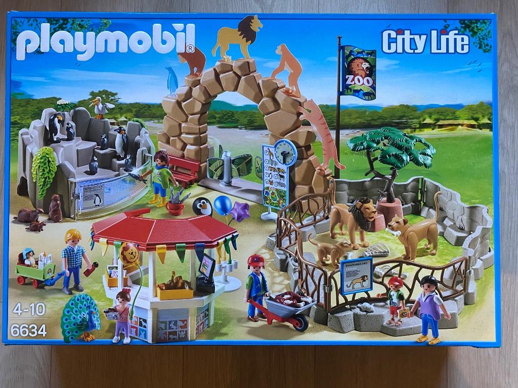 Playmobil Grote Zoo, Kinderen en Baby's, Speelgoed | Playmobil, Ophalen, Zo goed als nieuw, Complete set