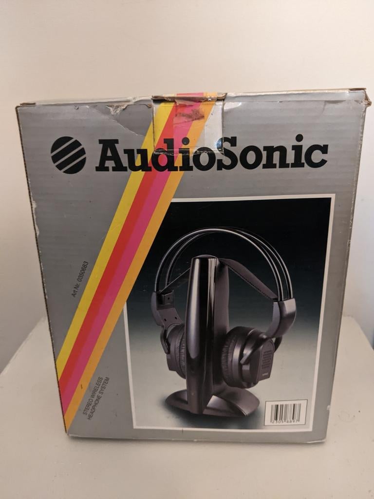 AudioSonic Draadloze Hoofdtelefoon, Overige merken, Nieuw, Draadloos, Op oor (supra aural)