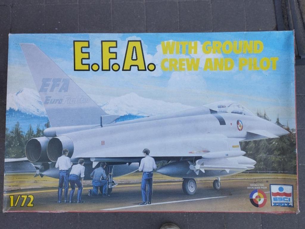 E.F.A. with Ground Crew and Pilot, ESCI 9094, Neuf, Autres marques, Enlèvement, 1:72 à 1:144