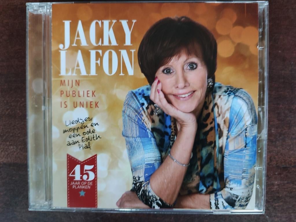 2-CD : JACKY LAFON - MIJN PUBLIEK IS UNIEK : 45 JAAR OP DE ., Ophalen of Verzenden, Zo goed als nieuw