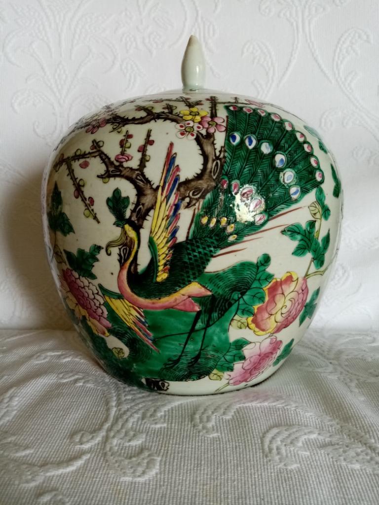 Chinese porseleinen pot/vaas GUANGXU/Minguo periode 1900/20, Antiek en Kunst, Antiek | Porselein, Ophalen of Verzenden