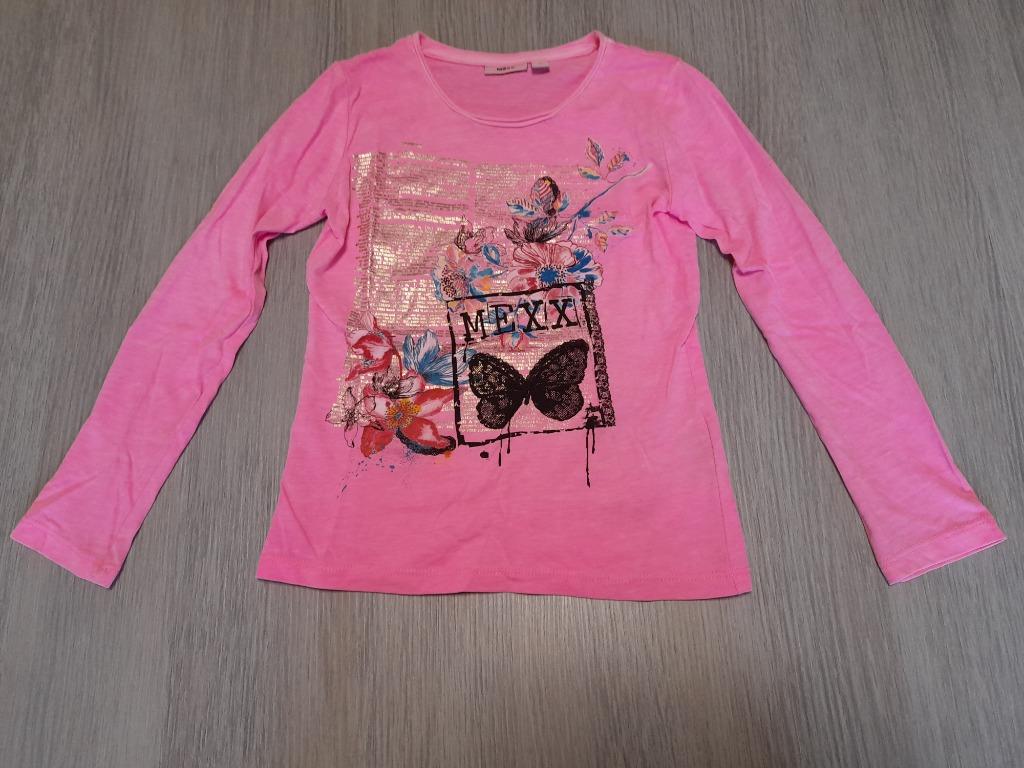 Roze longsleeve Mexx 110/116, Kinderen en Baby's, Kinderkleding | Maat 110, Mexx, Meisje, Ophalen of Verzenden, Zo goed als nieuw
