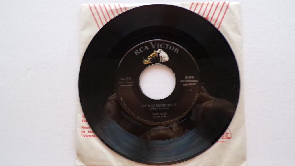HANK SNOW - The blue Danube waltz (45t), Cd's en Dvd's, Vinyl Singles, 7 inch, Single, Ophalen of Verzenden, Zo goed als nieuw