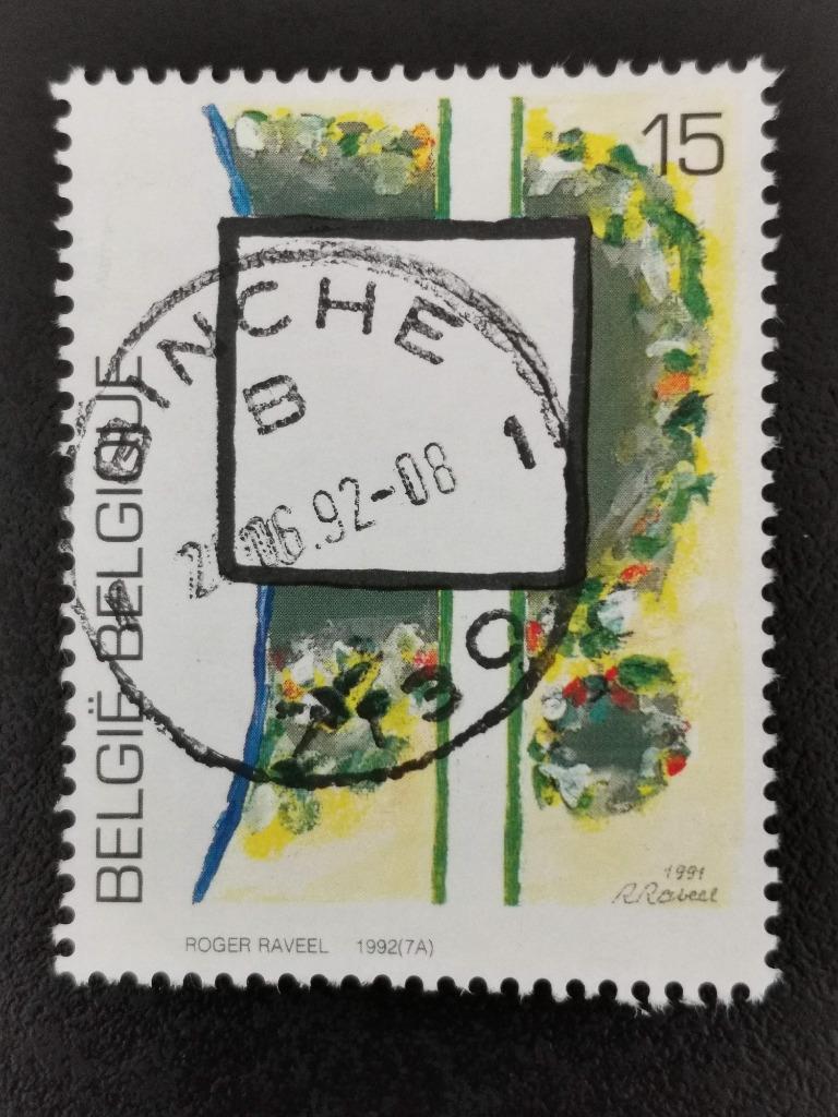 Belgique 1992 - art - Roger Raveel, Enlèvement ou Envoi, Affranchi, Art