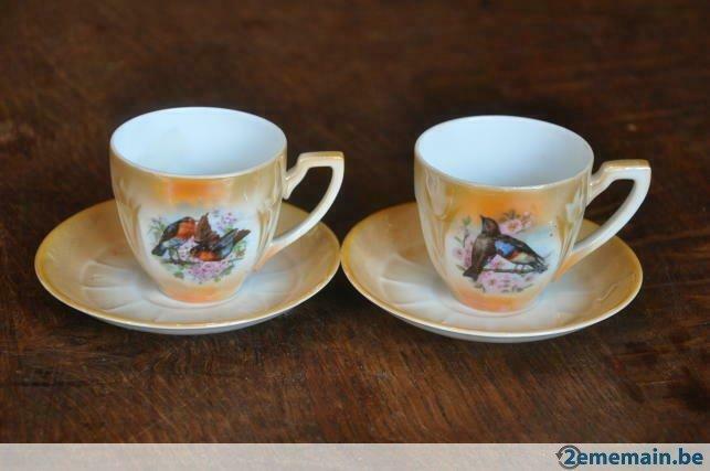 § 2 tasses et sous tasse  de collection, Ophalen of Verzenden