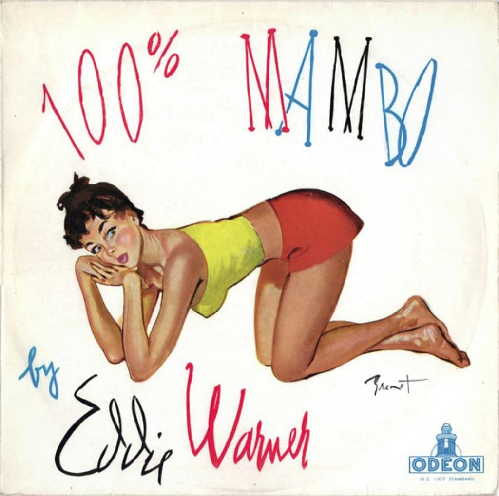 Eddie Warner Et Sa Musique Tropicale – 100% Mambo -10inch Lp, Enlèvement ou Envoi, Utilisé, 10 pouces