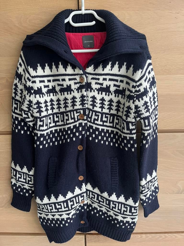 Gebreide vest GSUS INDUSTRIES, Kleding | Dames, Gsus industries, Ophalen of Verzenden, Zo goed als nieuw, Blauw