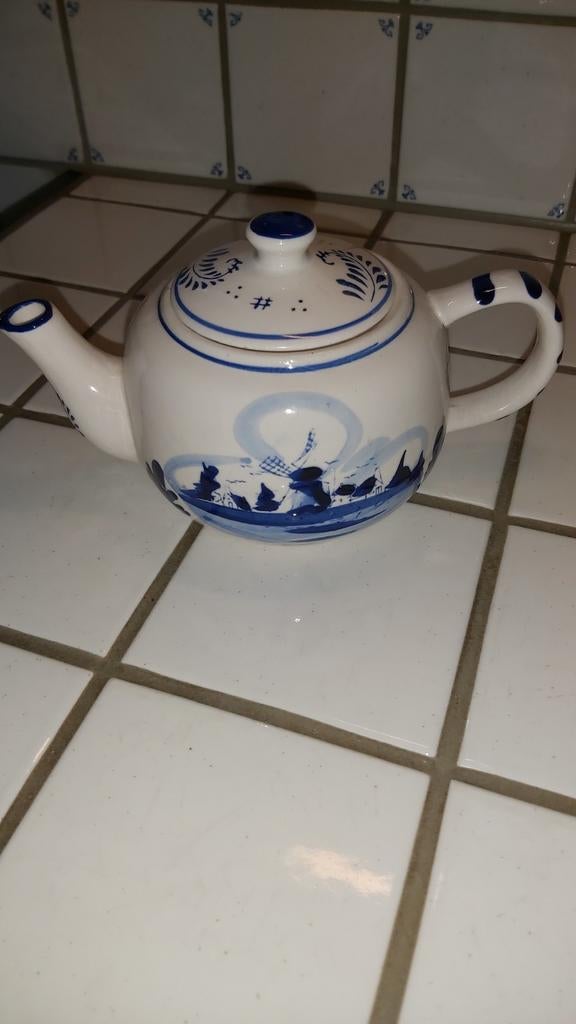 Delfts theepot, Antiek en Kunst, Antiek | Keukengerei, Ophalen