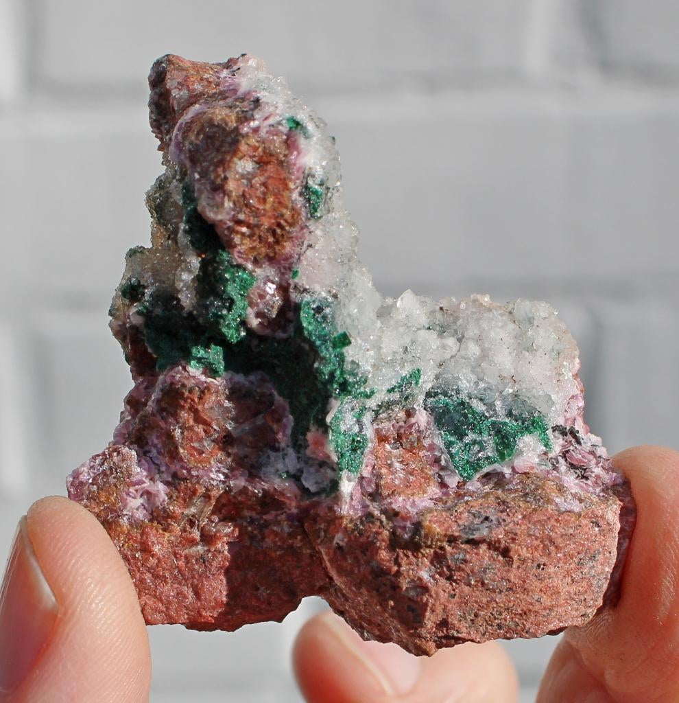 QUARTZ, CALCITE DE COBALTO-CALCITE, MALACHITE du CONGO, Enlèvement ou Envoi, Minéral