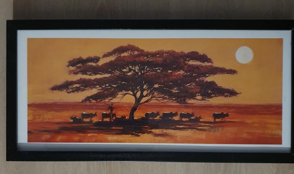Cadre "Paysage africain ", Enlèvement ou Envoi