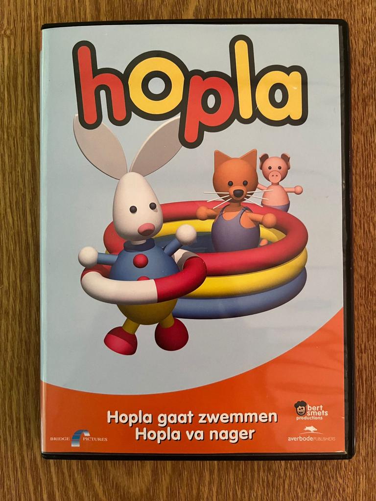 DVD Hopla - Hopla gaat zwemmen, Cd's en Dvd's, Alle leeftijden, Ophalen of Verzenden, Zo goed als nieuw, Tekenfilm
