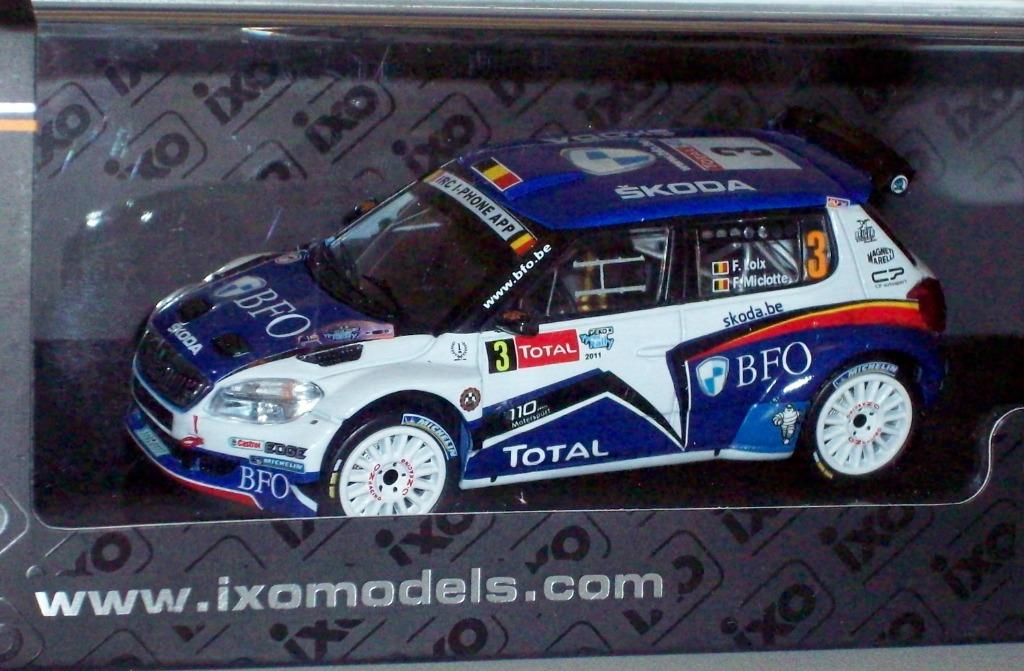 IXO 1/43 RAM478 SKODA FABIA S2000 #3 F.LOIX/F.MICLOTTE Winne, Ophalen of Verzenden, Nieuw, Auto, Overige merken
