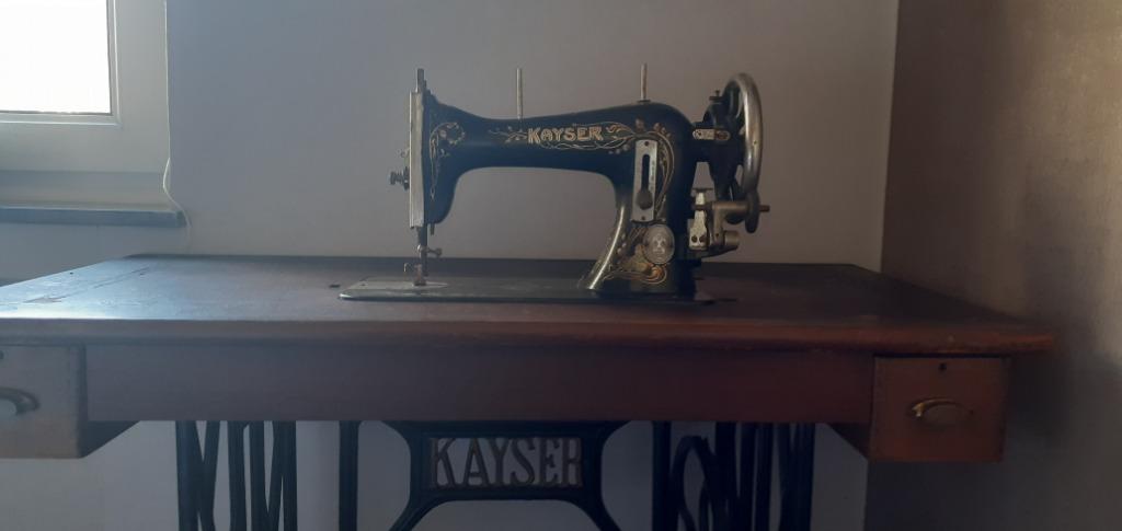 Oud naaimachine, Ophalen