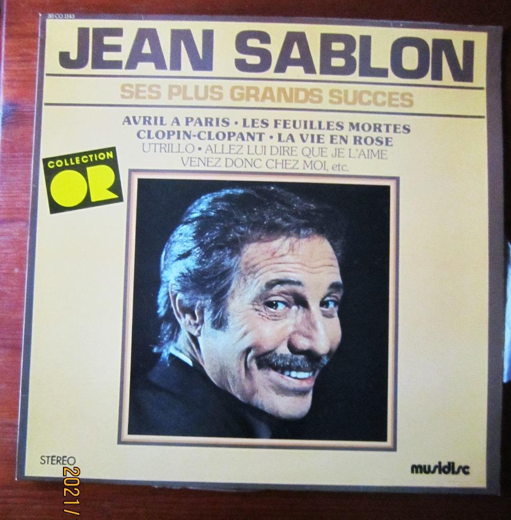 Vinyle 33 T "Jean Sablon - ses plus grands succès", Envoi, Comme neuf