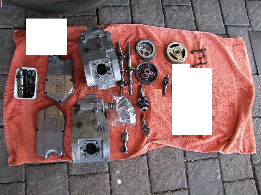 Flandria / Kreidler / Zundapp onderdelen oa tank, blokdelen, Ophalen of Verzenden, Gebruikt, Overige typen, Overige merken