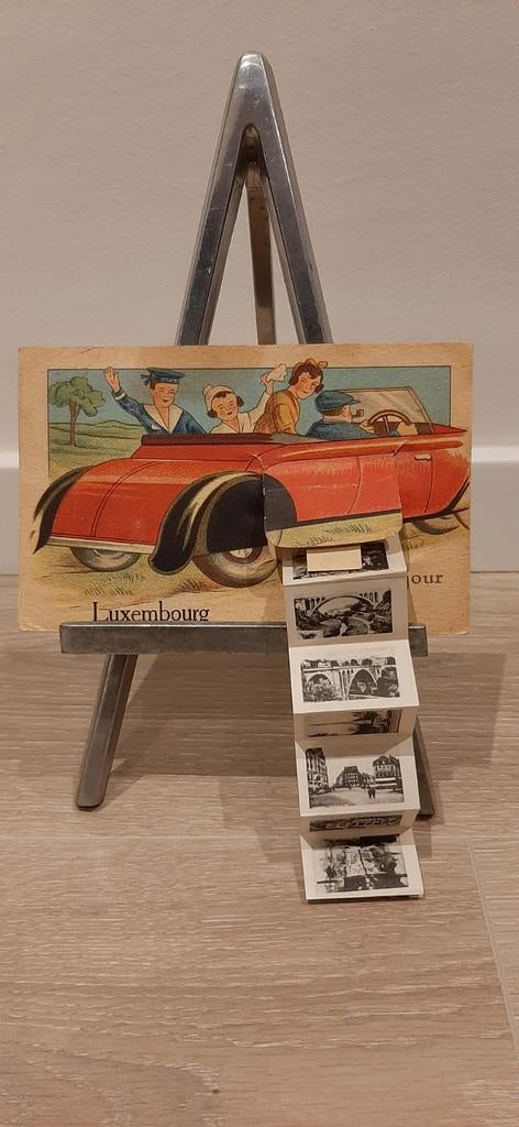 CPA Leporello carte du système Luxembourg, Collections, Enlèvement