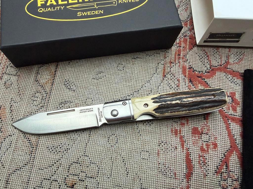 Fällkniven GP Gentleman's Pocket Knife Stag EDC Zakmes Mes, Enlèvement ou Envoi, Neuf