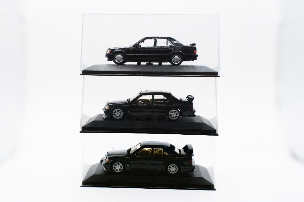 Mercedes 190E 2.5-16 Evo1 Evo2 2.3-16 Minichamps Evo 1 Evo 2, Hobby en Vrije tijd, Modelauto's | 1:43, Zo goed als nieuw, Auto