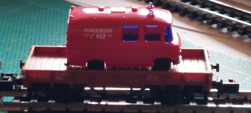 NLK 0210 ARNOLD RAPIDO WIKING DUITSE BRANDWEER TREIN 1/160, Arnold, Gelijkstroom, Verzenden, Wagon