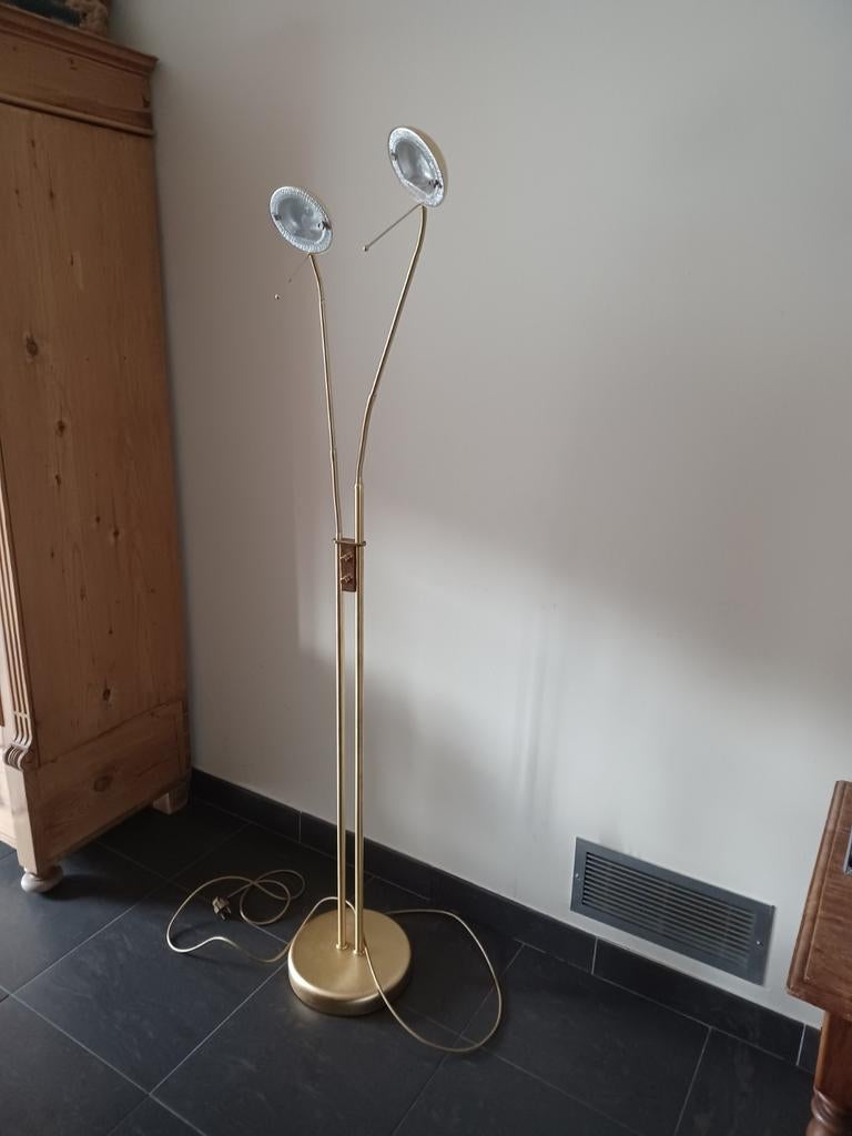 Staande lamp Dimbaar, Ophalen, Gebruikt, Metaal, 100 tot 150 cm