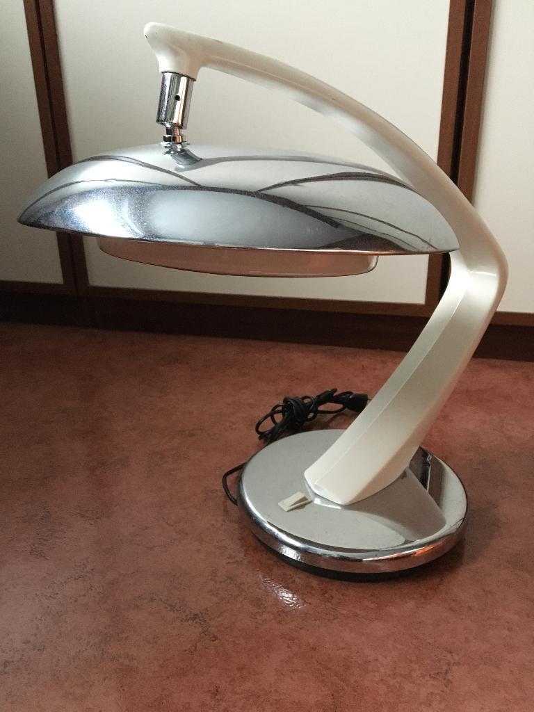 LAMPE DESIGN "BOOMERANG" FASE, Moins de 50 cm, Enlèvement, Utilisé, Métal