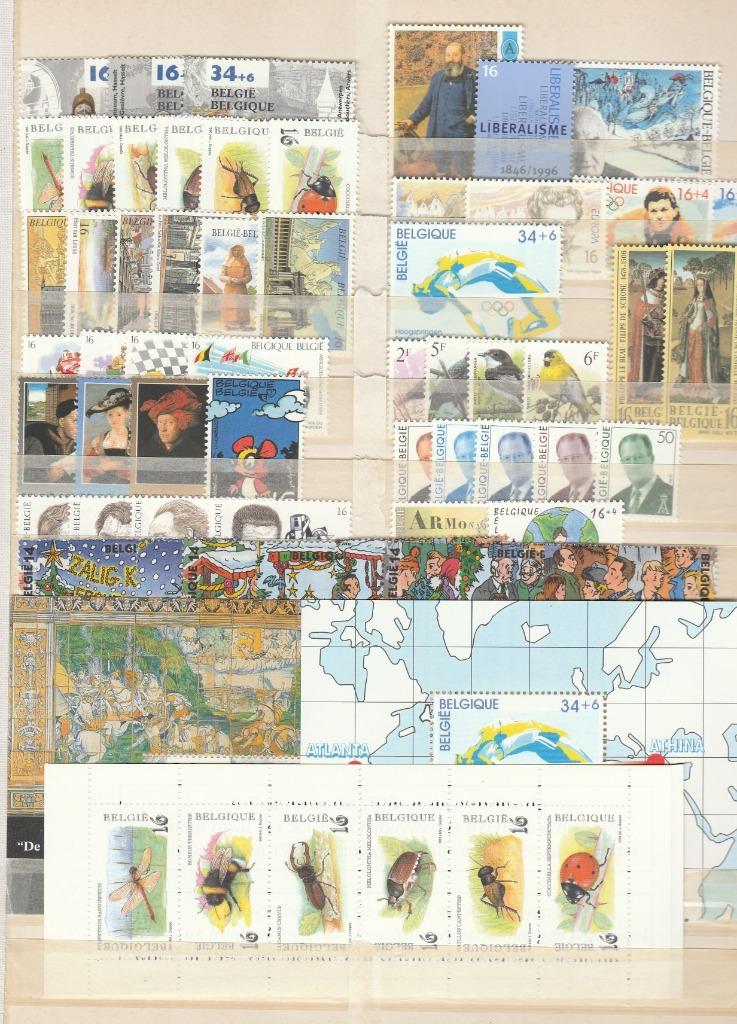 Postzegels : België 1996. Postfris ., Ophalen, Orginele gom, Zonder stempel, Postfris