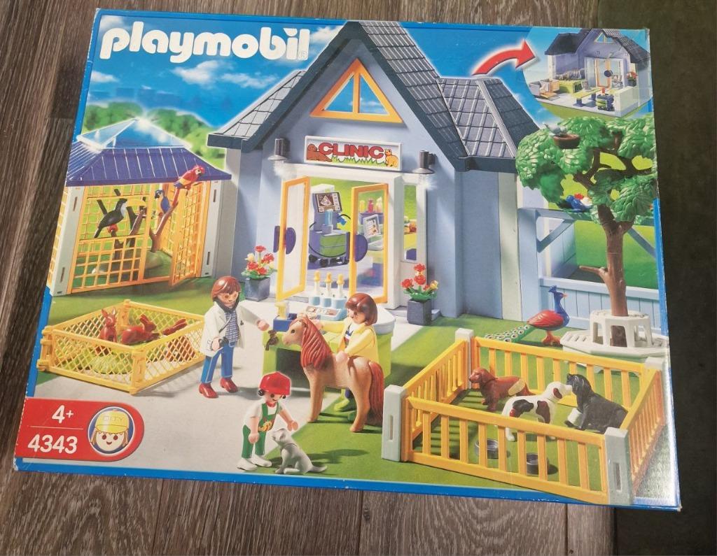Clinique vétérinaire Playmobil - 4343, Enfants & Bébés, Envoi, Comme neuf, Ensemble complet