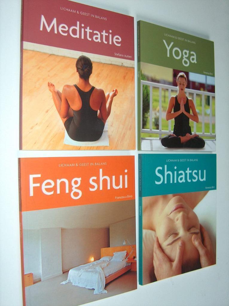 4 x Lichaam & geest in balans - Yoga - Shiatsu - Meditatie -, Livres, Ésotérisme & Spiritualité, Enlèvement ou Envoi, Méditation ou Yoga