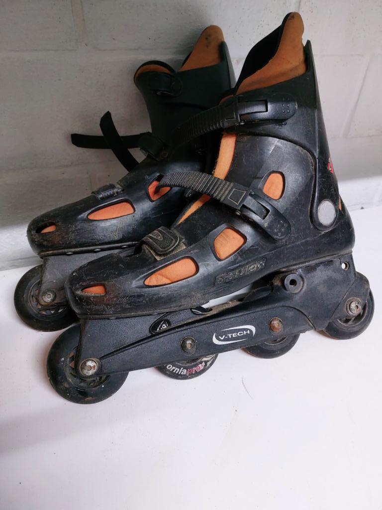 Inline skates maat 45, Ophalen, Gebruikt, Bauer, Kinderen