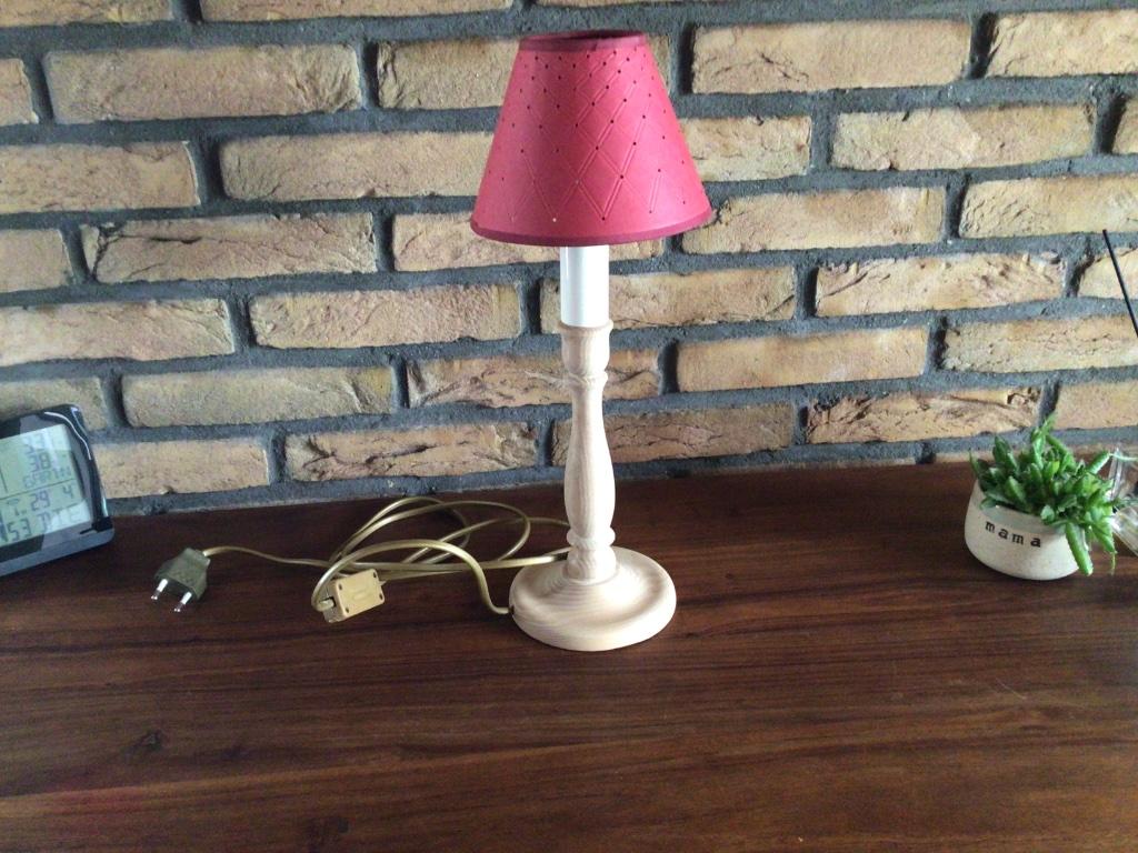 Lampje Laura Ashley, Ophalen of Verzenden, Zo goed als nieuw, Hout, Minder dan 50 cm