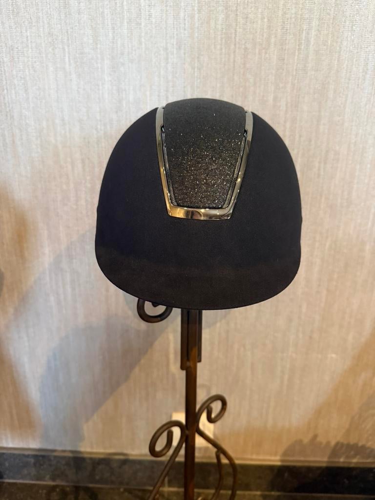 Harry s Horse tok regal velvet sparkle zwart, Dieren en Toebehoren, Paardrijkleding, Ophalen, Zo goed als nieuw, Kinderen, Cap