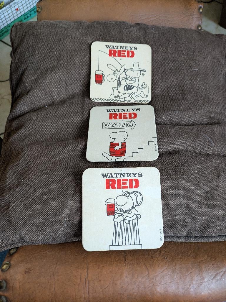 Watneys red, Verzamelen, Ophalen of Verzenden, Gebruikt, Viltje(s)
