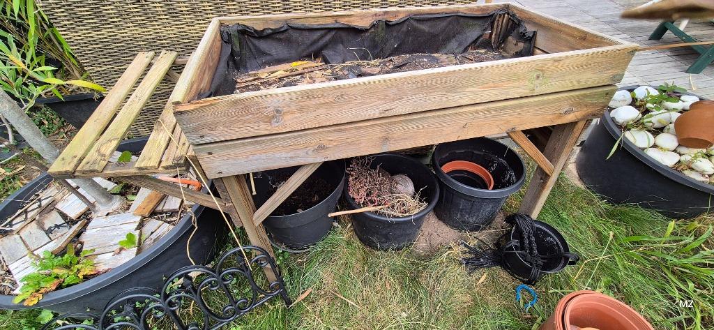 Plantenbak, Tuin en Terras, Ophalen, Gebruikt, Hout
