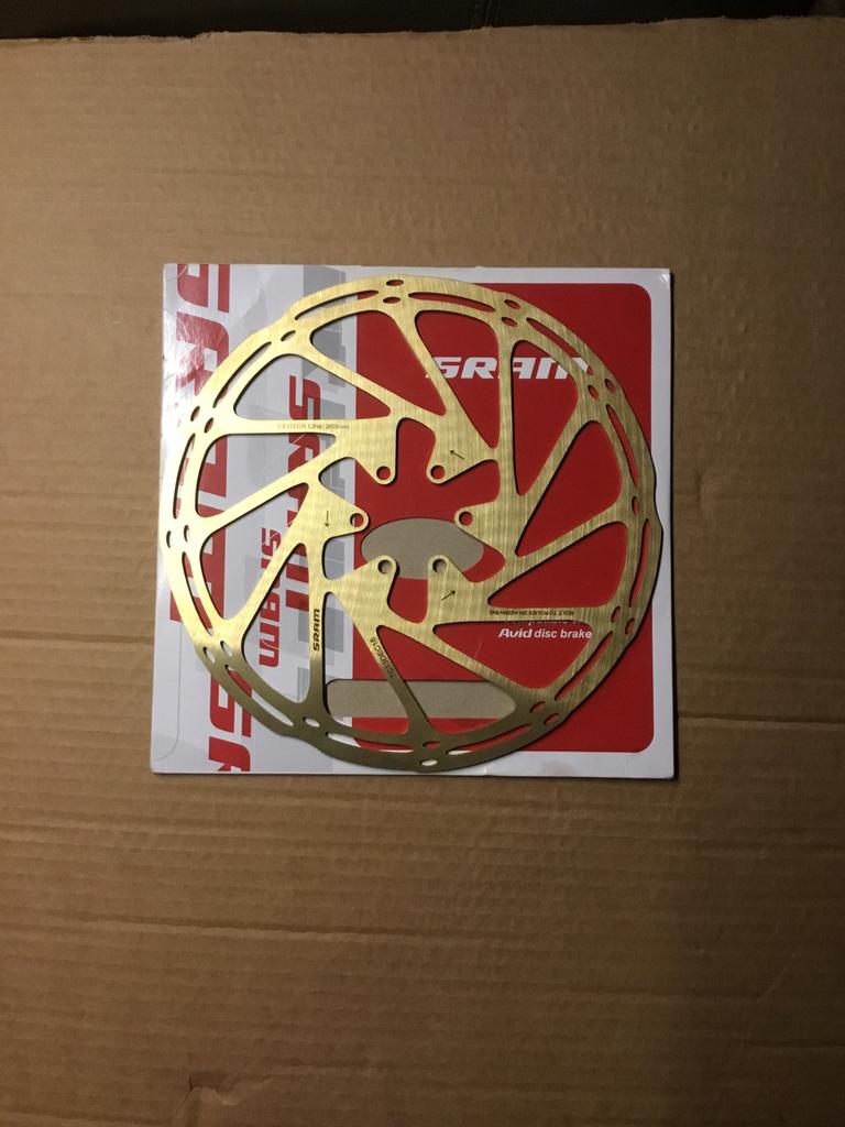 Gold Sram remschijven remschijf 203 Stromer en MTB NEW, Ophalen, Nieuw