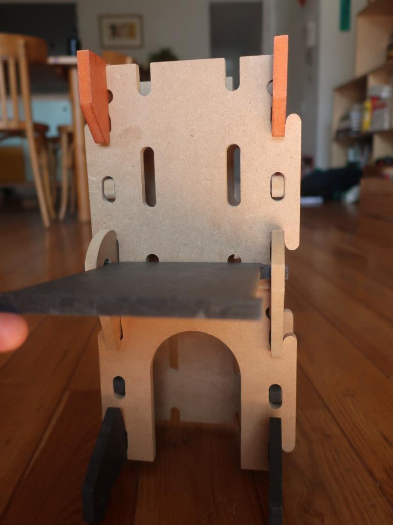 chateau en bois à assembler (Ardenne Toys), Enfants & Bébés, Jouets | Jouets en bois, Enlèvement, Utilisé, Autres types