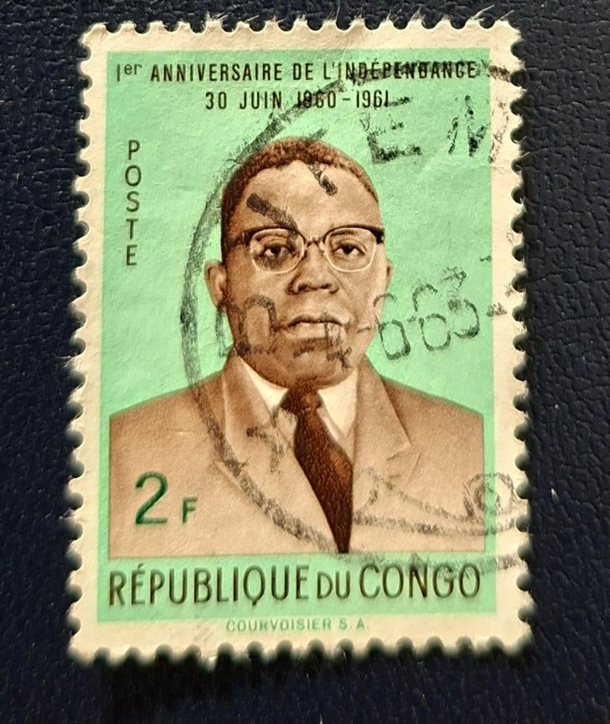 Timbre OBP 436 de la République du Congo, Enlèvement ou Envoi, Affranchi