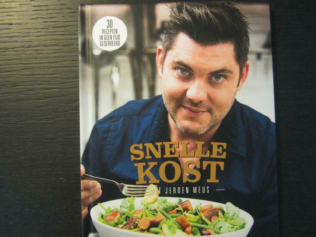 Vijf nieuwe dagelijkse kostboeken in 5 thema's (Jeroen Meus), Ophalen of Verzenden, Zo goed als nieuw, Voorgerechten en Soepen
