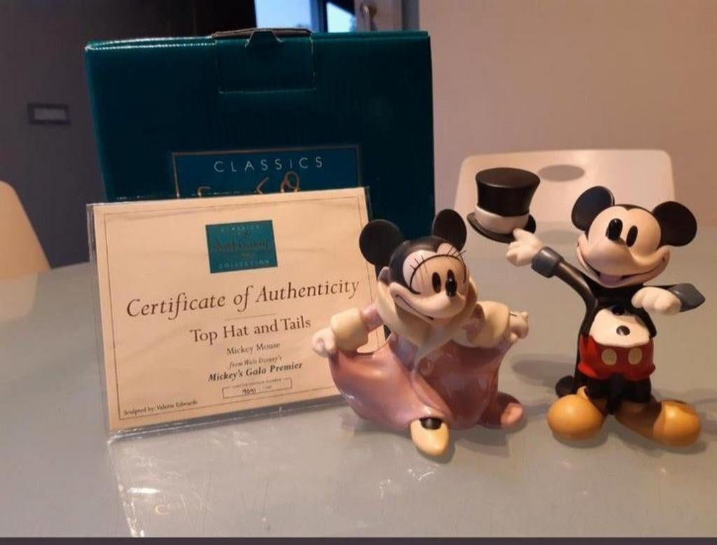 Wdcc Top Hat and Tails  - Minnie & Mickey, Verzamelen, Ophalen of Verzenden