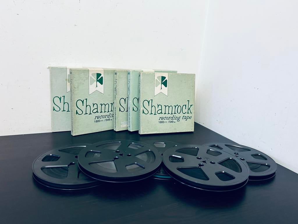 Set 5 Shamrock 041 Recording Tape Reel To Reel 1800, Enlèvement ou Envoi