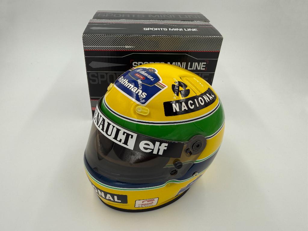 1/2 casque helmet F1 Ayrton Senna 1994 Rothmans Williams, Ophalen of Verzenden